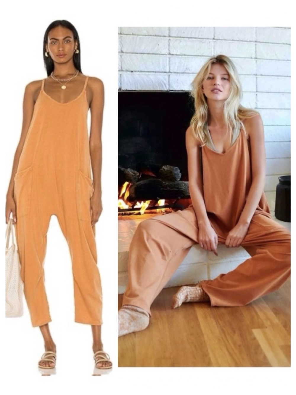 Free People x FP Movement Hot Shot Onesie in Toasted Coconut